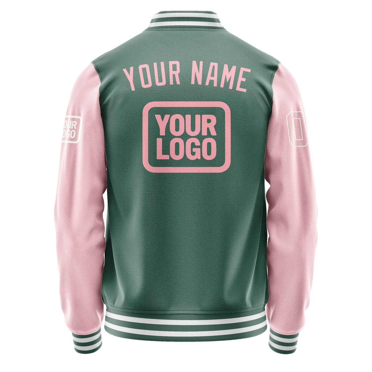 Maßgeschneidertes Blaugrün Rosa Jacke JA272721271818212118