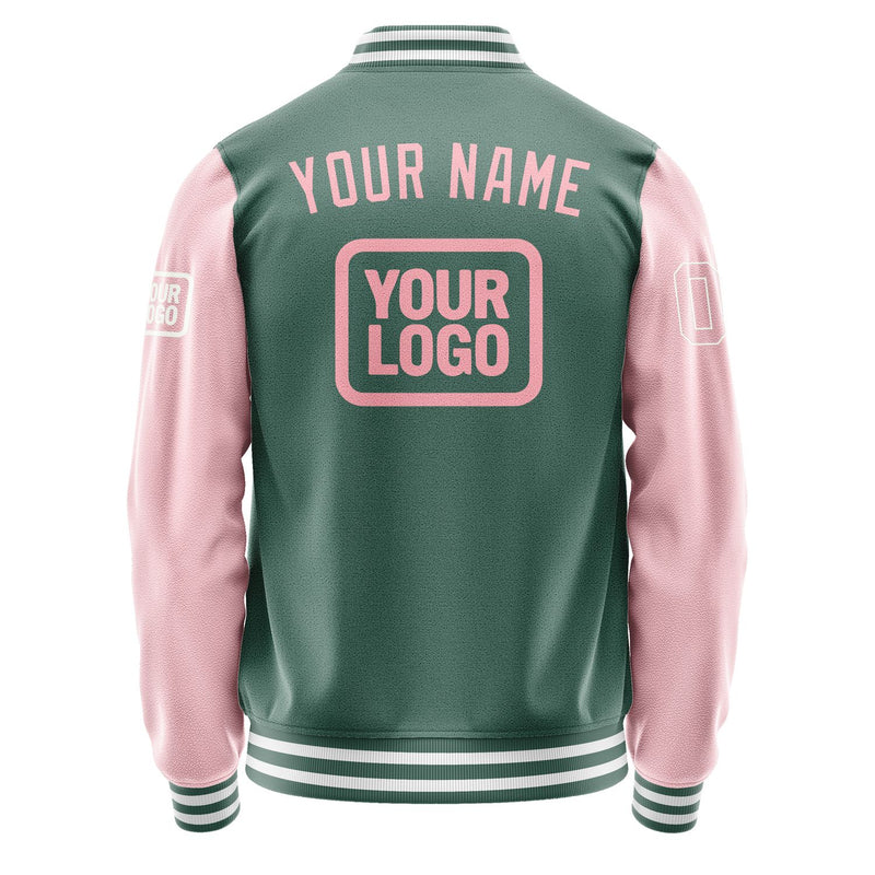 Maßgeschneidertes Blaugrün Rosa Jacke JA272721271818212118