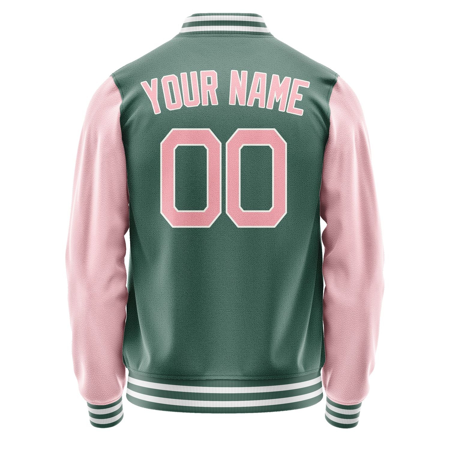 Maßgeschneidertes Blaugrün Rosa Jacke JA2727212718B21821