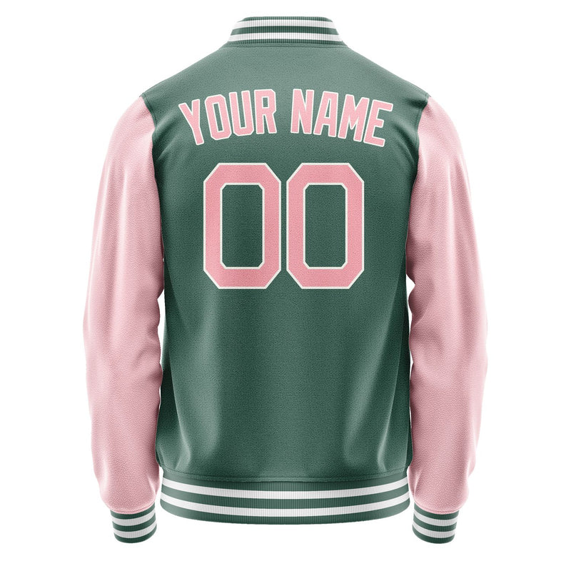 Maßgeschneidertes Blaugrün Rosa Jacke JA2727212718B21821