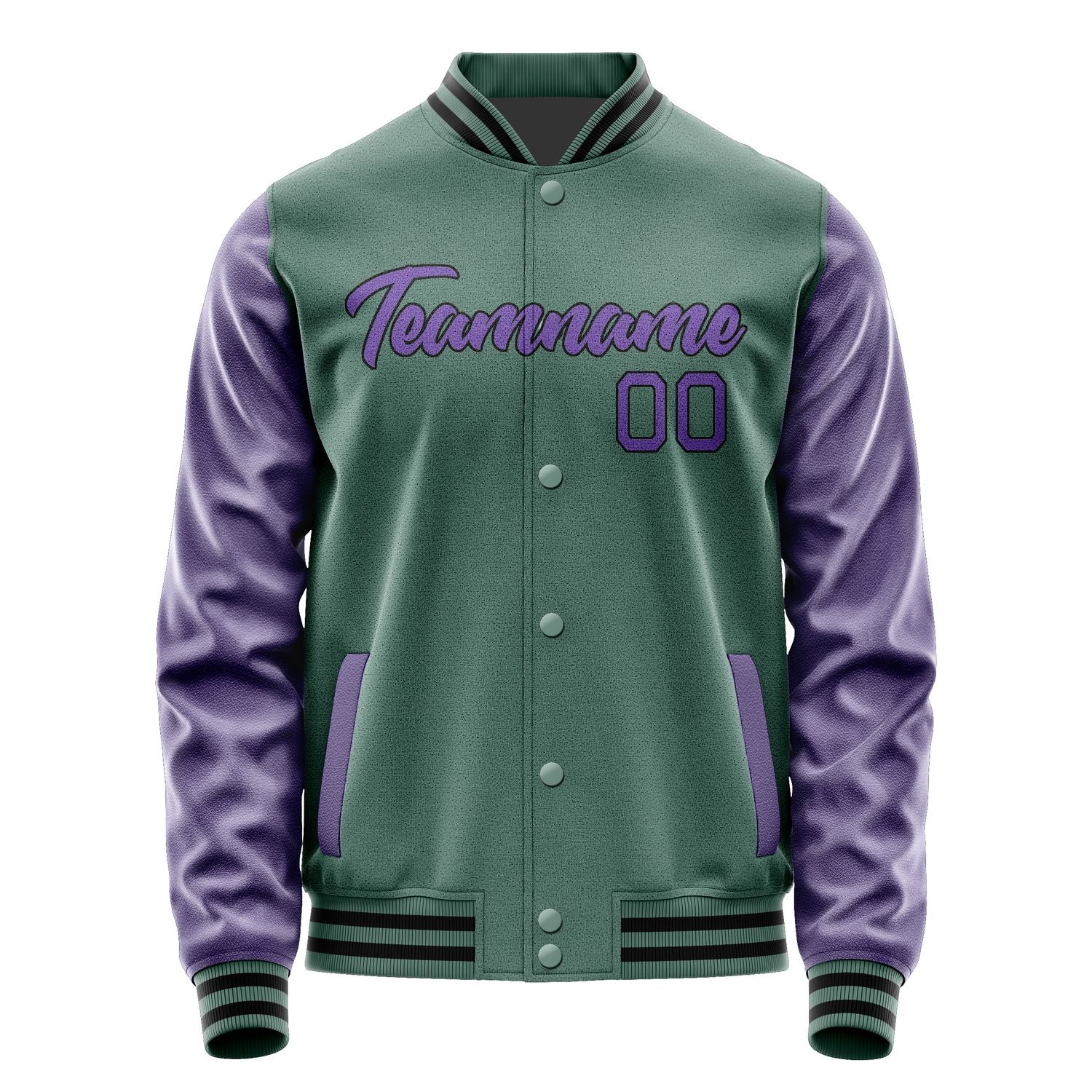 Maßgeschneidertes Blaugrün Lavendel Jacke JA2727232717B21723