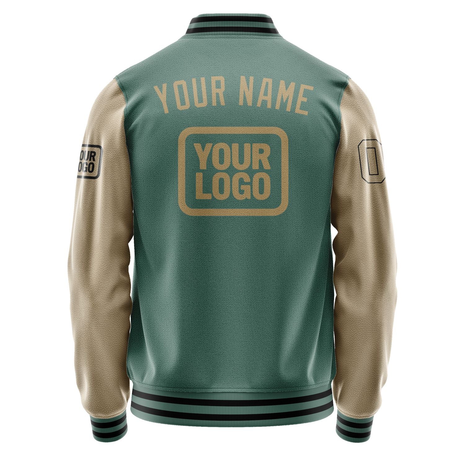 Maßgeschneidertes Blaugrün Hellkhaki Jacke JA272725271717252517