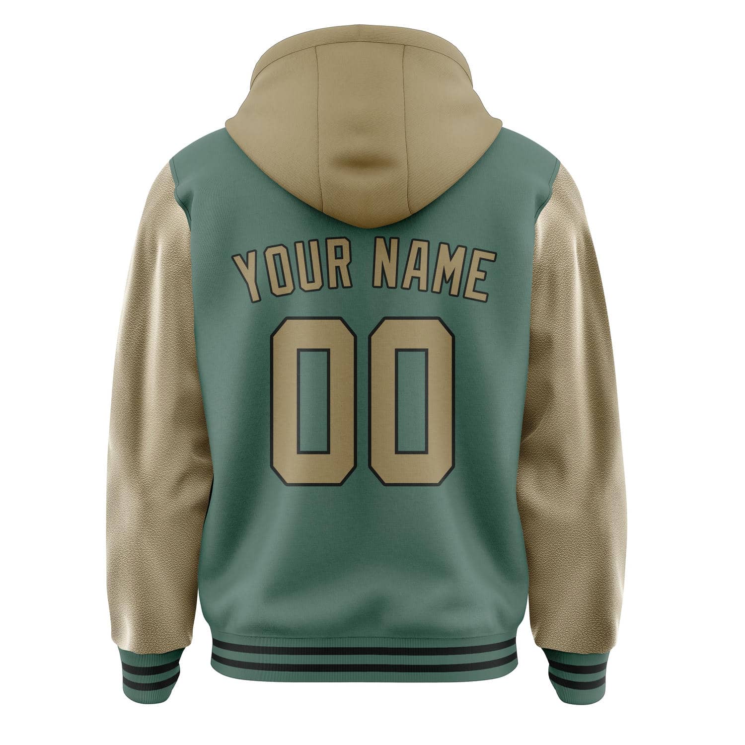 Maßgeschneidertes Blaugrün Hellkhaki Jacke