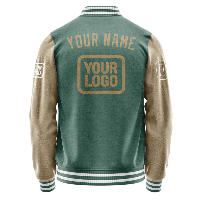 Maßgeschneidertes Blaugrün Hellkhaki Jacke JA272725271818252518