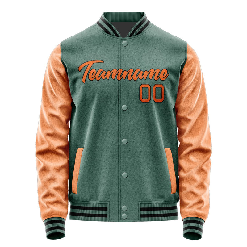Maßgeschneidertes Blaugrün Orange Jacke JA2727282717B21728