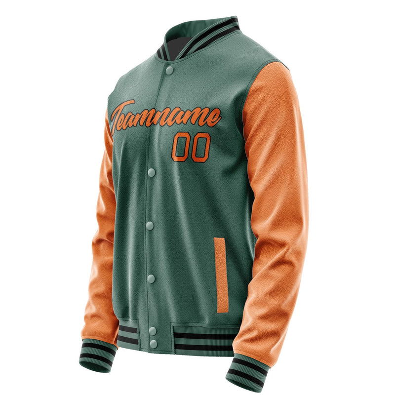 Maßgeschneidertes Blaugrün Orange Jacke JA2727282717B21728