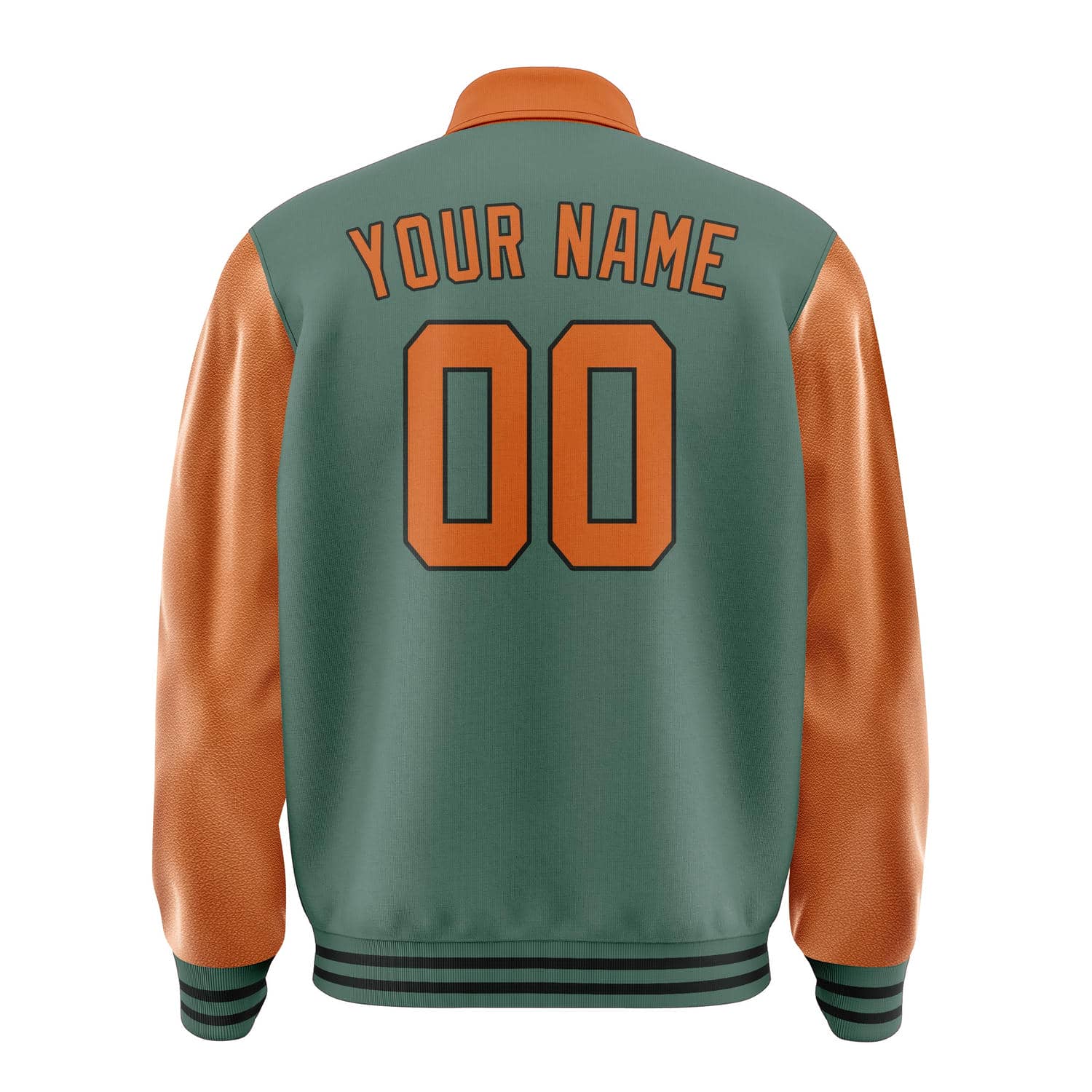 Maßgeschneidertes Blaugrün Orange Jacke