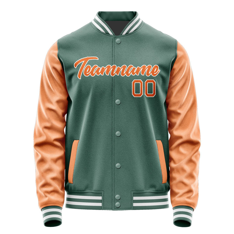 Maßgeschneidertes Blaugrün Orange Jacke JA2727282718B21828