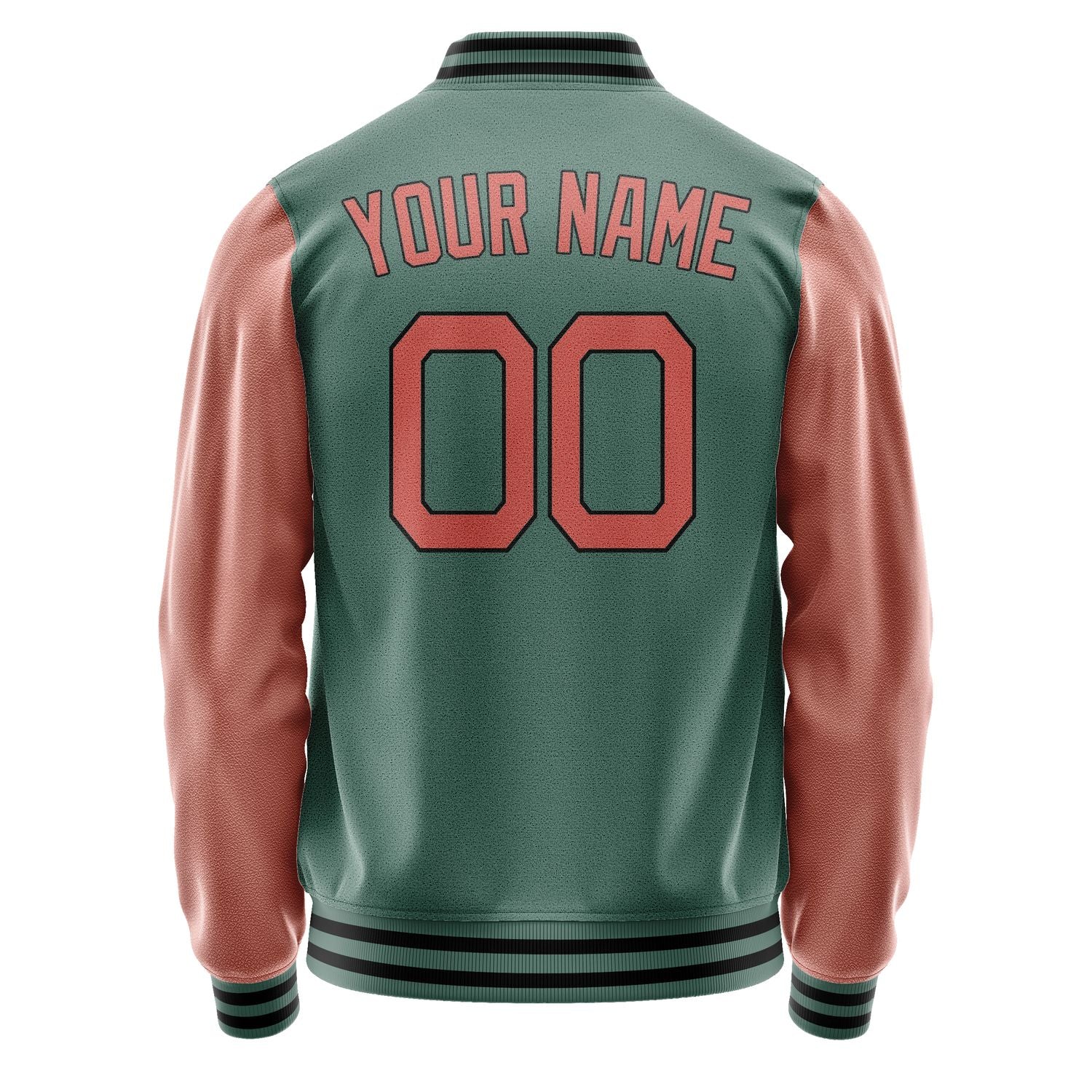 Maßgeschneidertes Blaugrün Kupferrose Jacke JA2727292717B21729