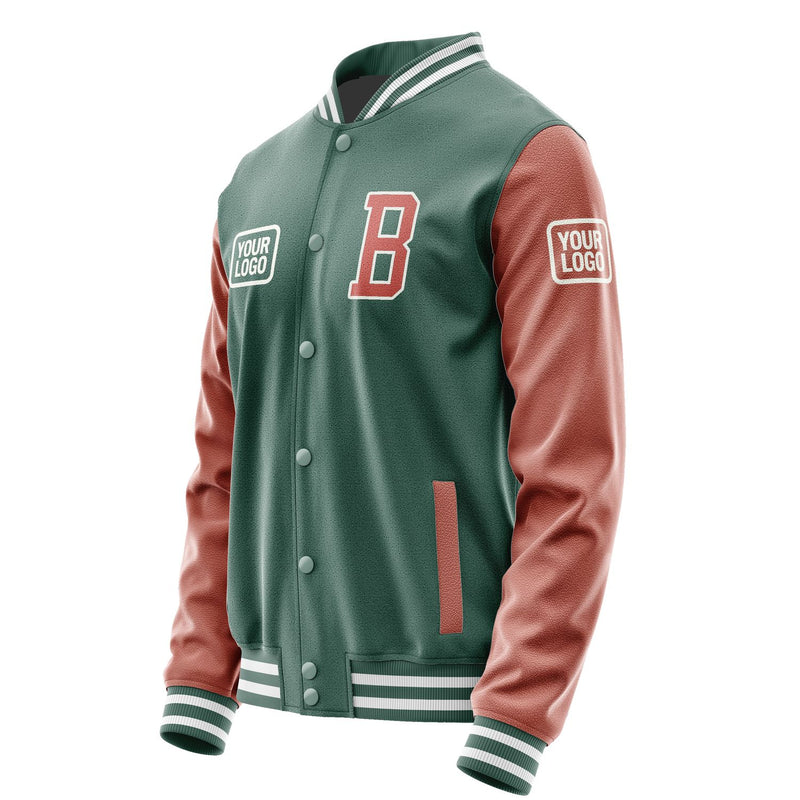Maßgeschneidertes Blaugrün Kupferrose Jacke JA272729271818292918