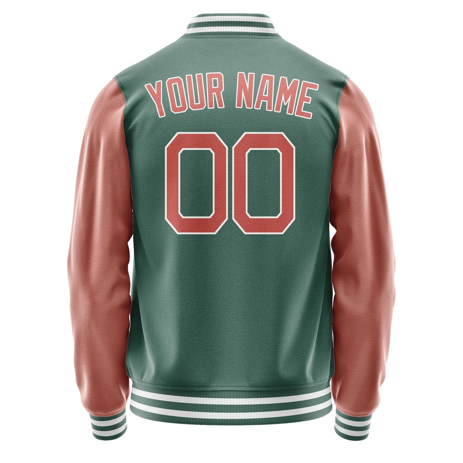 Maßgeschneidertes Blaugrün Kupferrose Jacke JA2727292718B21829