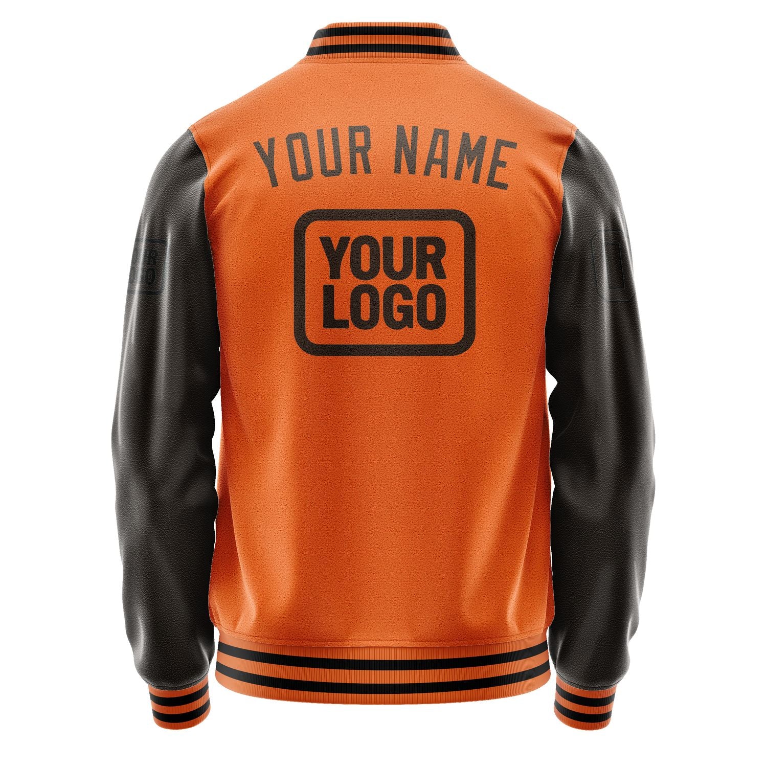 Maßgeschneidertes Orange Braun Jacke JA282801281717010117