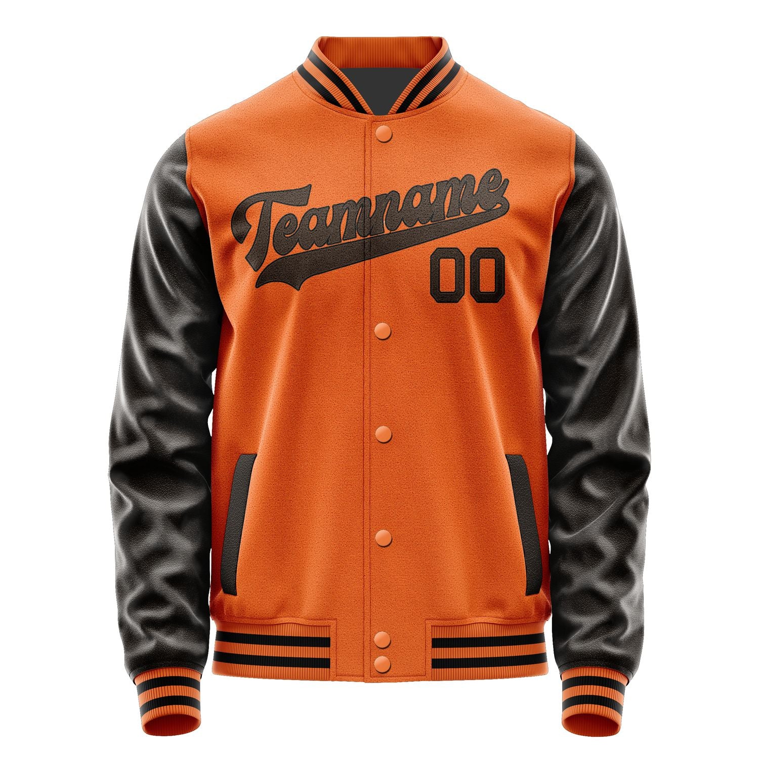 Maßgeschneidertes Orange Braun Jacke JA2828012817B31701