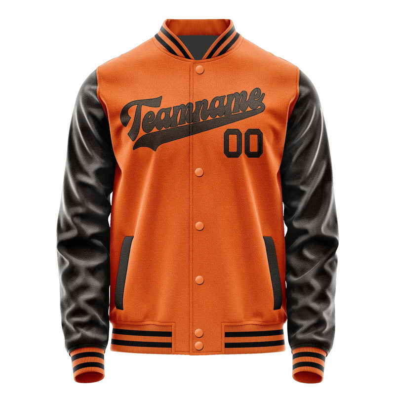 Maßgeschneidertes Orange Braun Jacke JA2828012817B31701