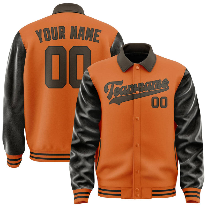 Maßgeschneidertes Orange Braun Jacke JA282801281717010117