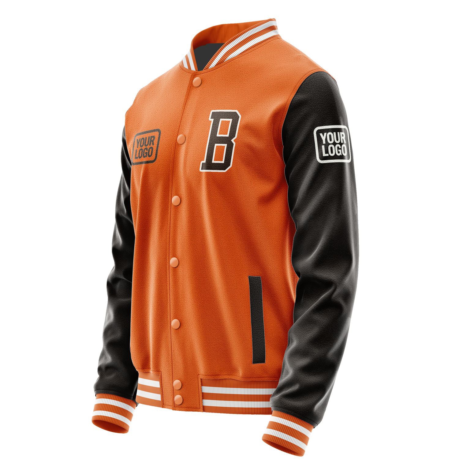 Maßgeschneidertes Orange Braun Jacke JA282801281818010118