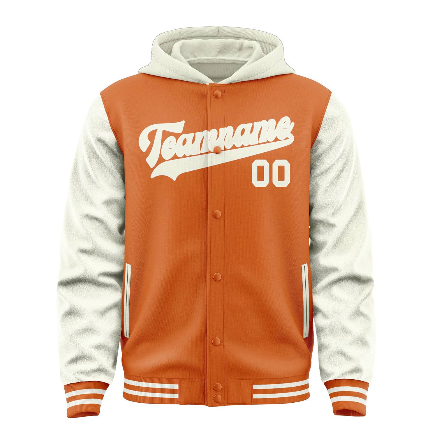 Maßgeschneidertes Orange Beige Jacke
