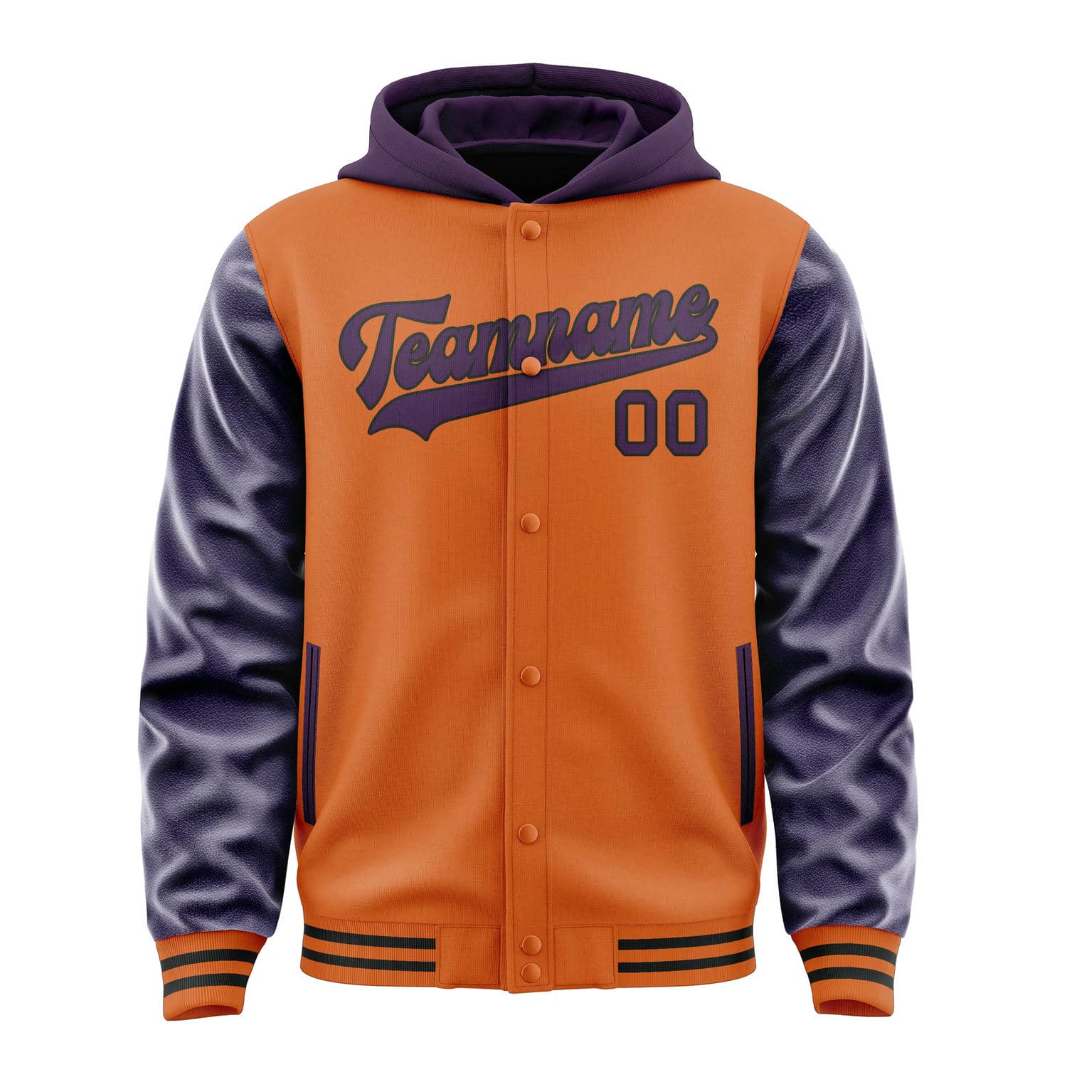 Maßgeschneidertes Orange Lila Jacke