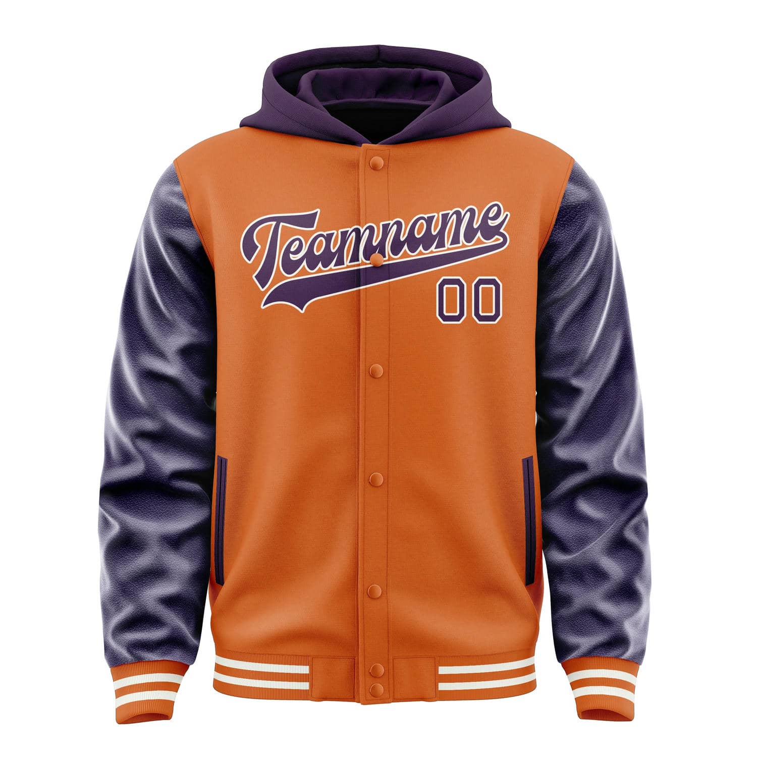 Maßgeschneidertes Orange Lila Jacke