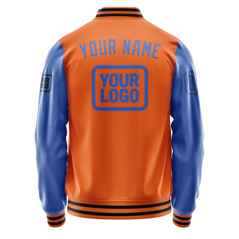 Maßgeschneidertes Orange Himmelblau Jacke JA282809281717090917
