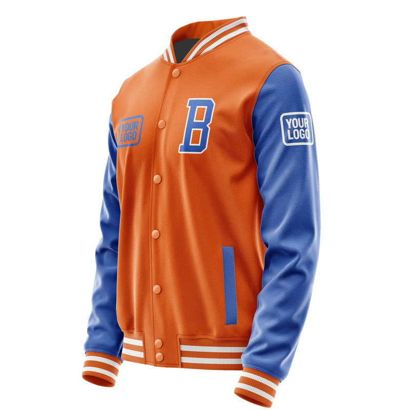 Maßgeschneidertes Orange Himmelblau Jacke JA282809281818090918