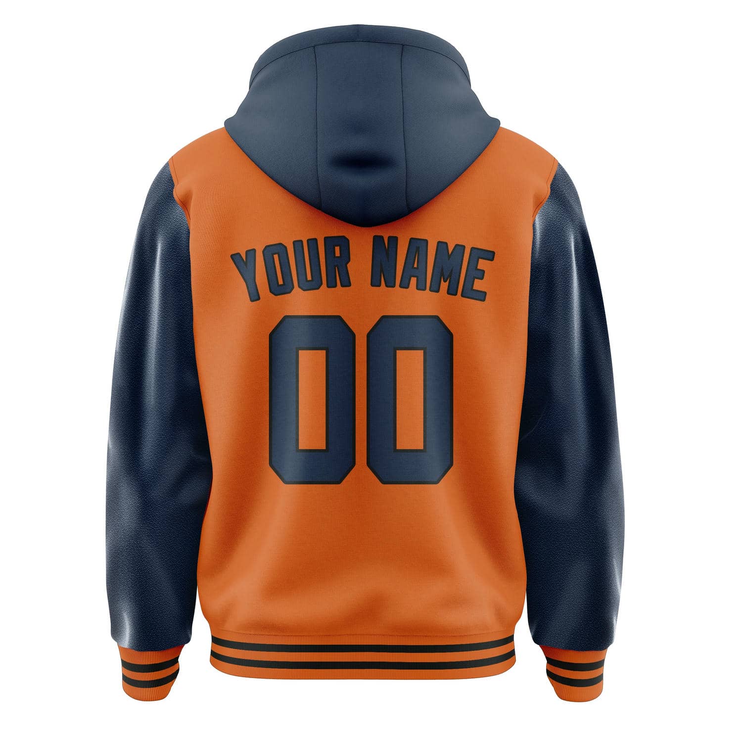 Maßgeschneidertes Orange Marineblau Jacke