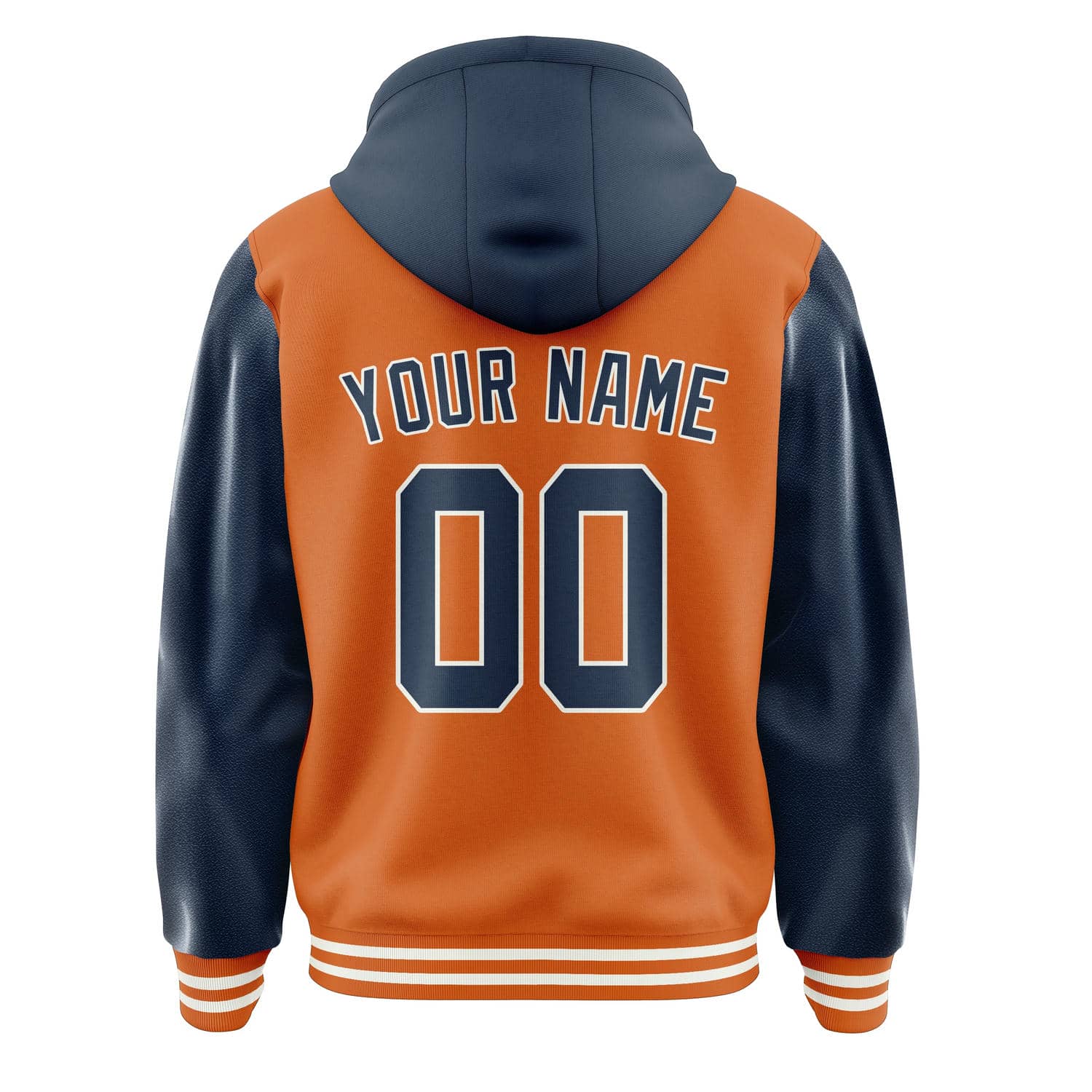 Maßgeschneidertes Orange Marineblau Jacke