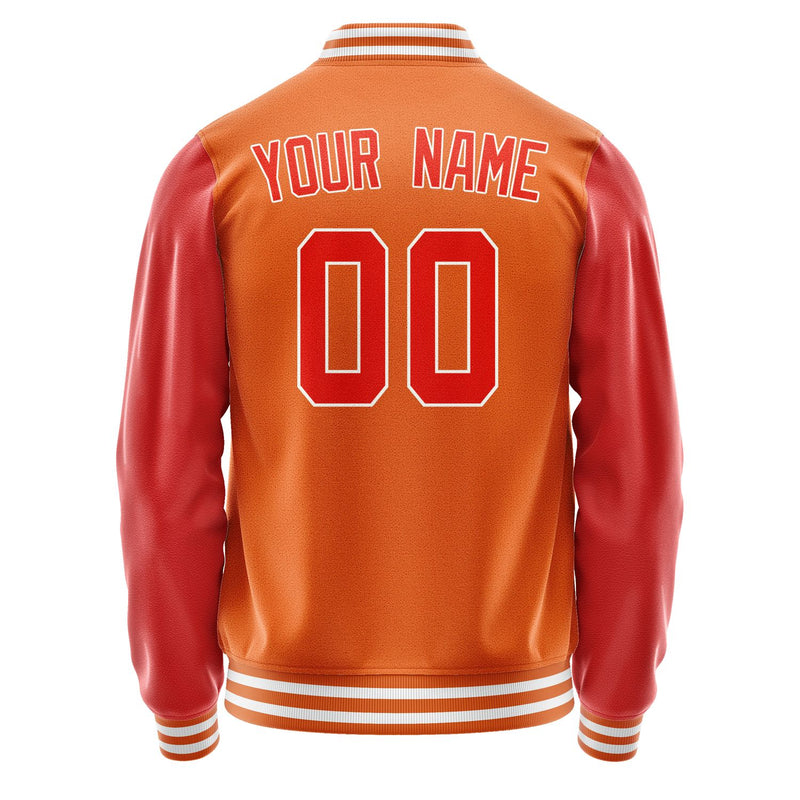 Maßgeschneidertes Orange Orangerot Jacke JA2828122818B31812