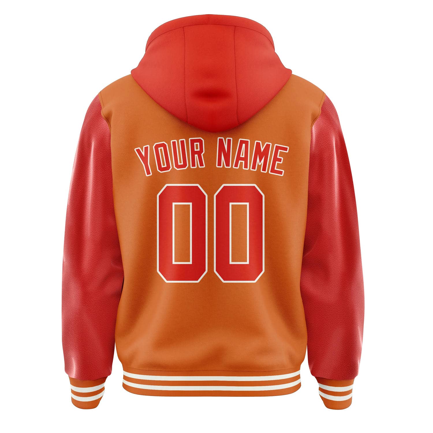 Maßgeschneidertes Orange Orangerot Jacke