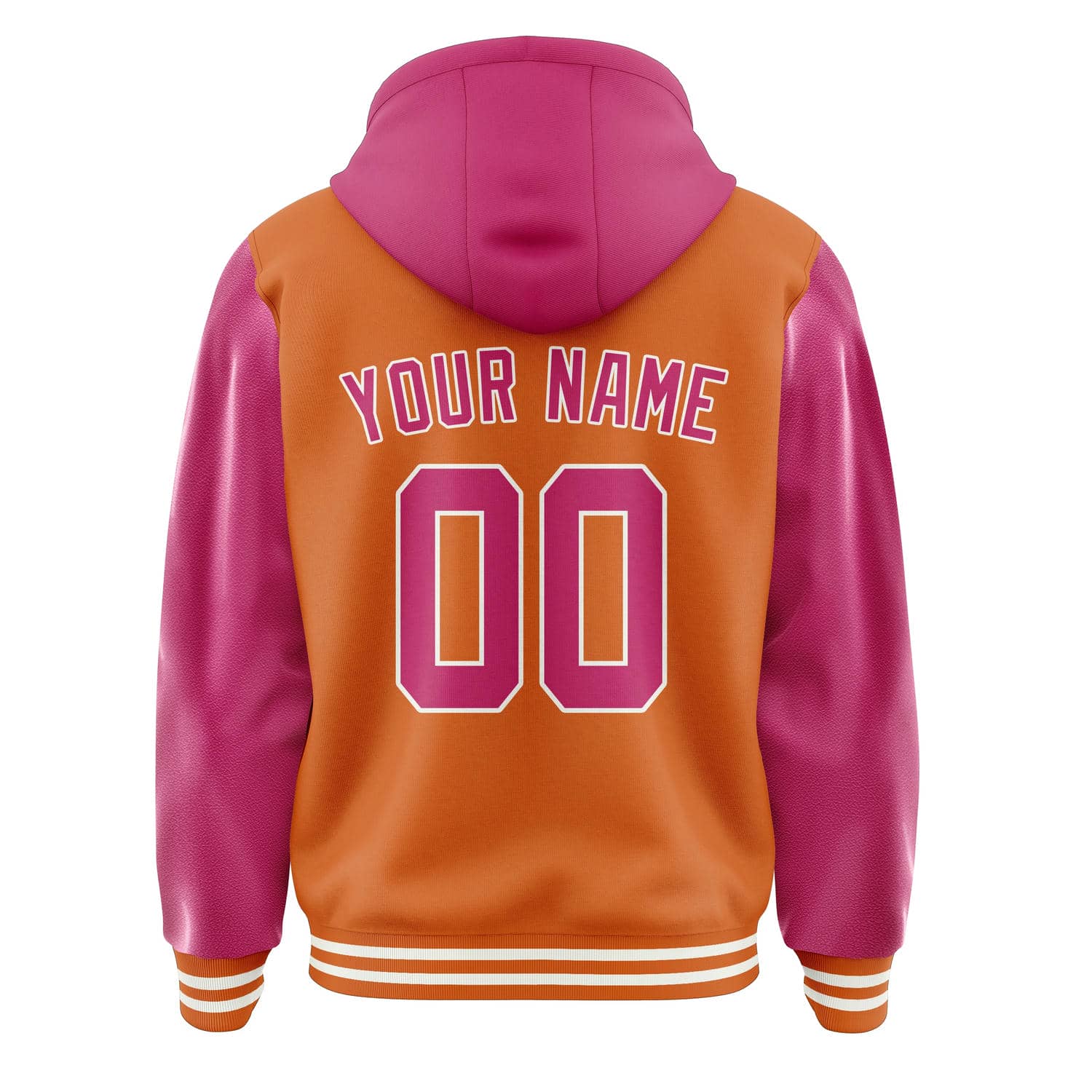 Maßgeschneidertes Orange Rosarot Jacke