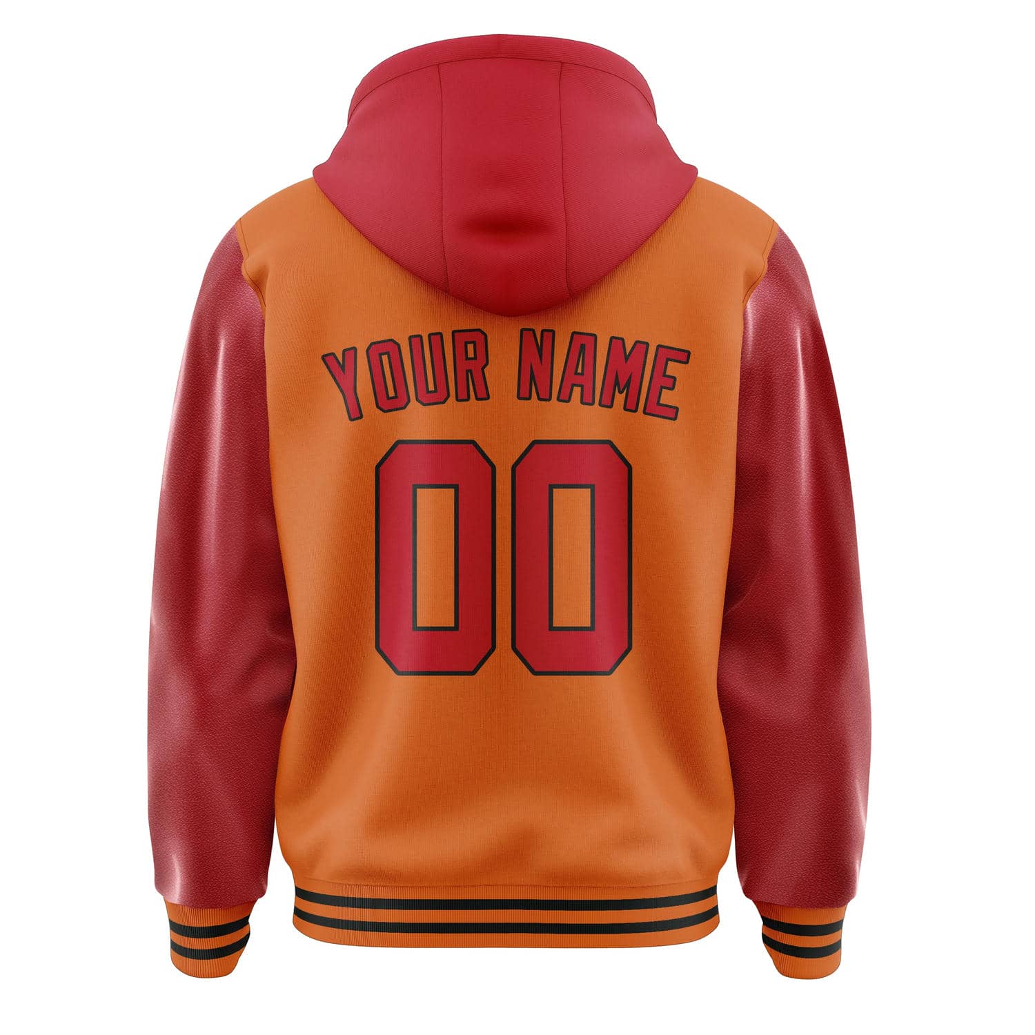 Maßgeschneidertes Orange Rot Jacke