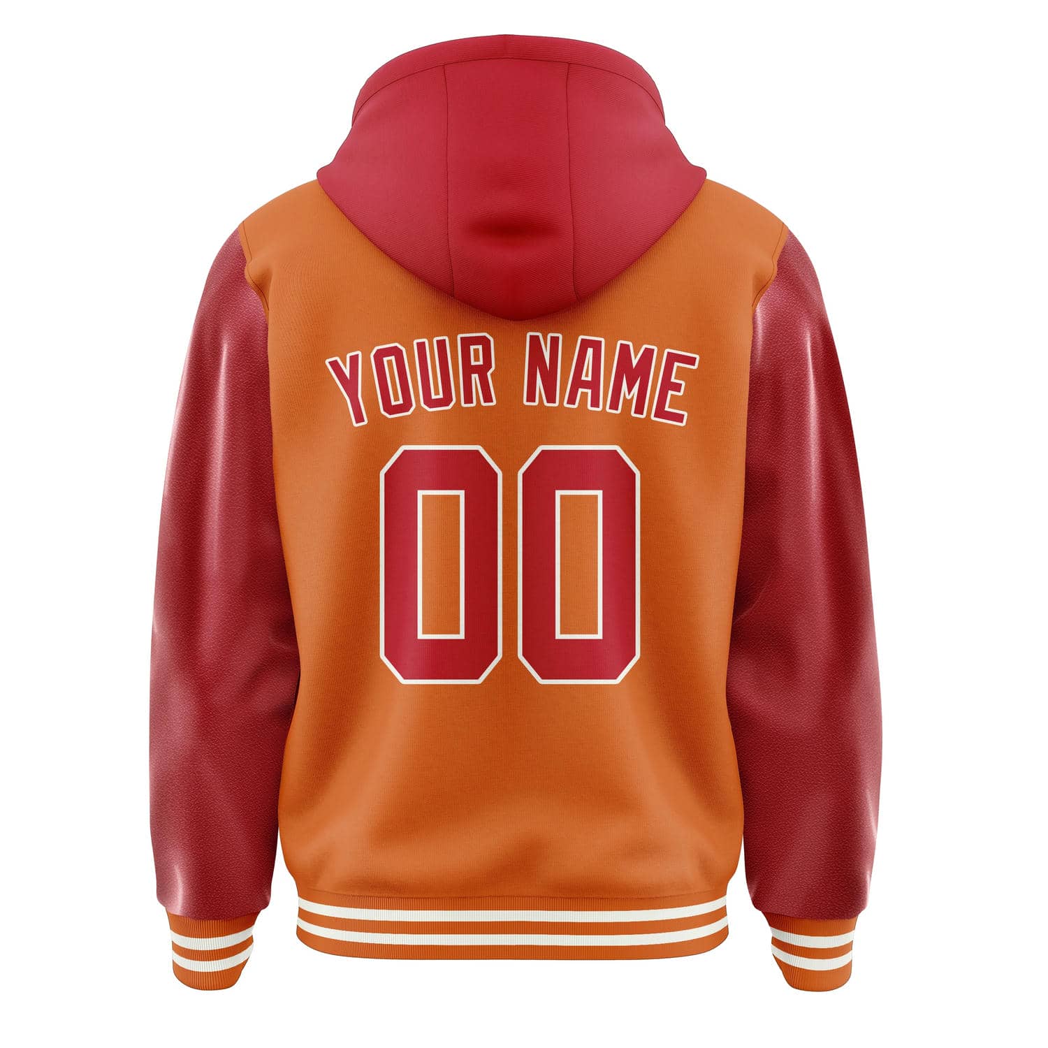 Maßgeschneidertes Orange Rot Jacke