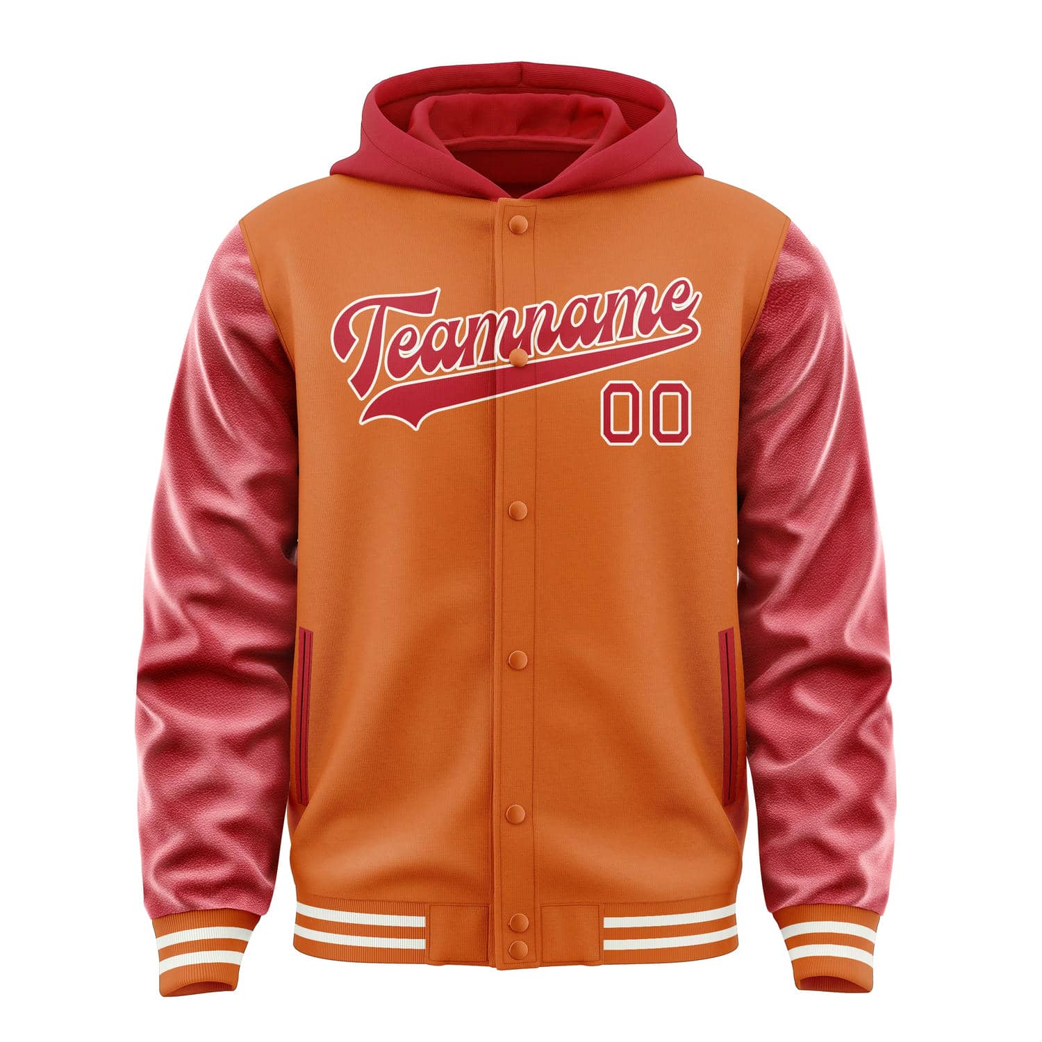 Maßgeschneidertes Orange Rot Jacke