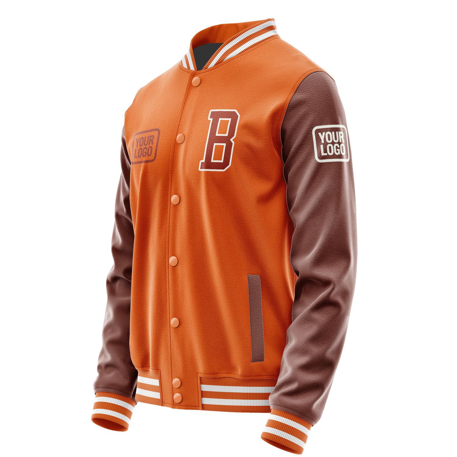 Maßgeschneidertes Orange Korallenrot Jacke JA282816281818161618