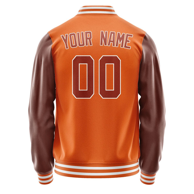 Maßgeschneidertes Orange Korallenrot Jacke JA2828162818B31816
