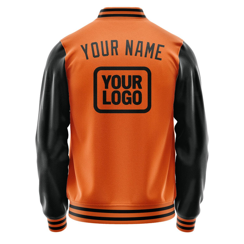Maßgeschneidertes Orange Schwarz Jacke JA282817281717171717