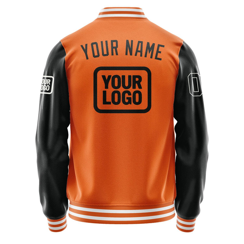 Maßgeschneidertes Orange Schwarz Jacke JA282817281818171718
