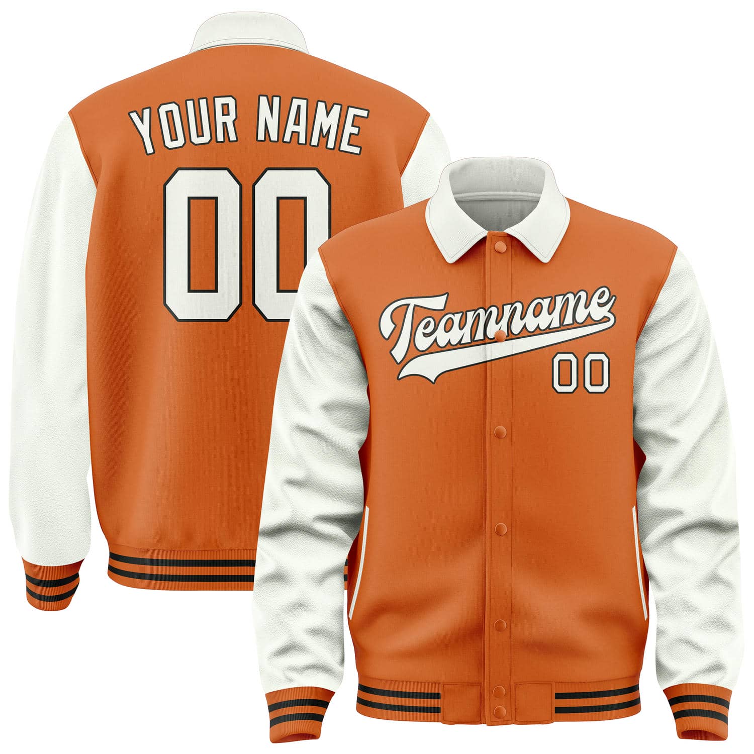 Maßgeschneidertes Orange Weiß Jacke JA282818281717181817