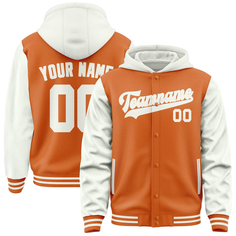 Maßgeschneidertes Orange Weiß Jacke JA282818281818181818
