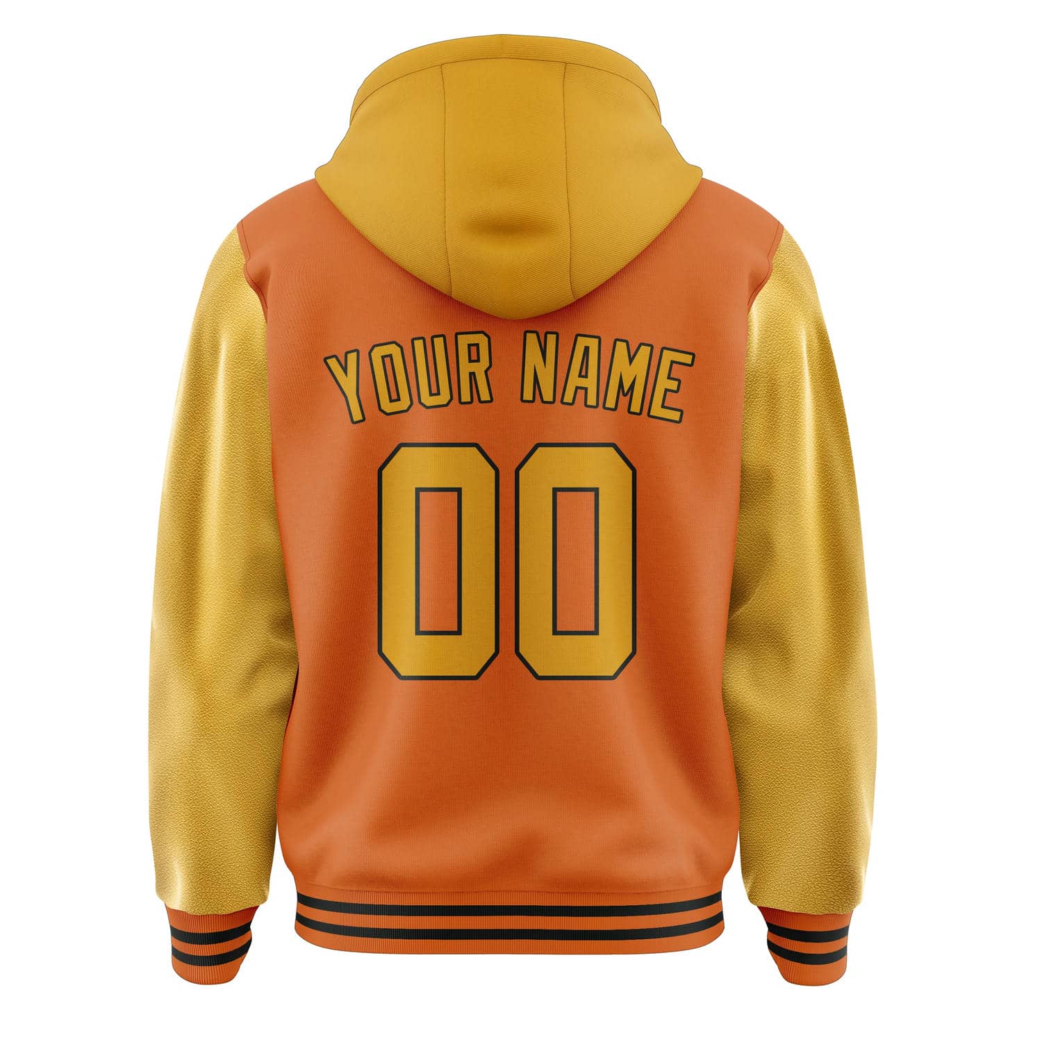 Maßgeschneidertes Orange Gelb Jacke