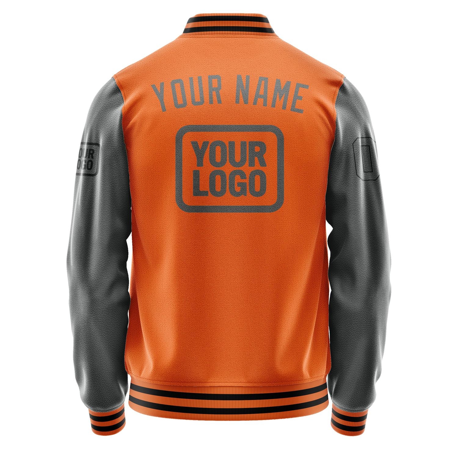 Maßgeschneidertes Orange Dunkelgrau Jacke JA282820281717202017