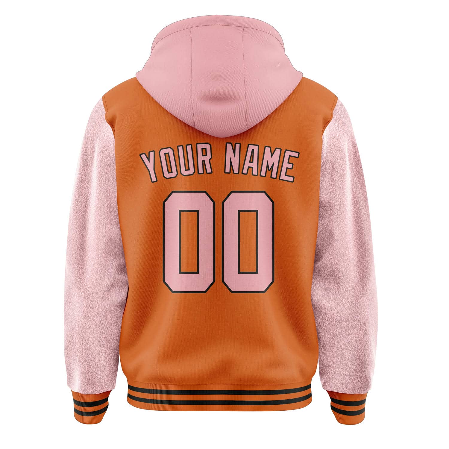 Maßgeschneidertes Orange Rosa Jacke