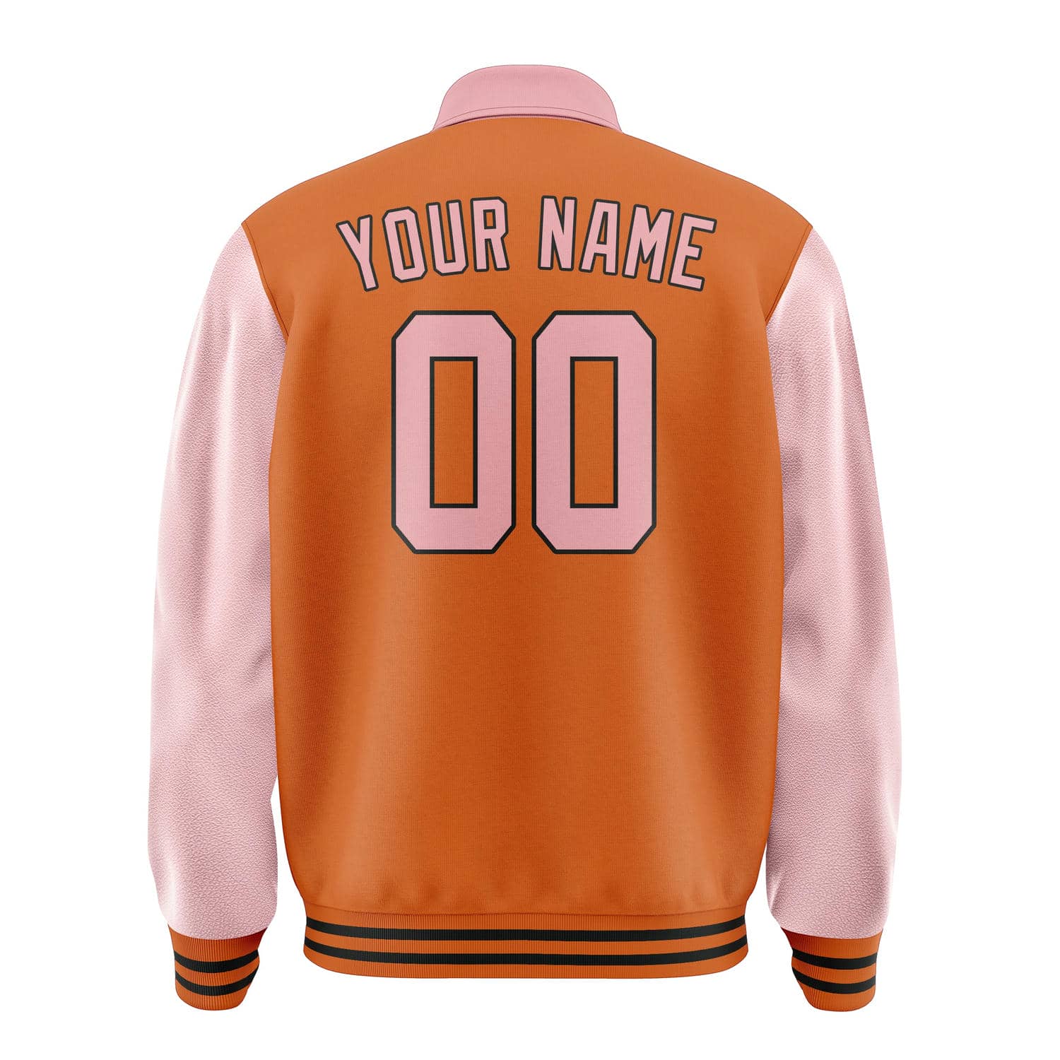 Maßgeschneidertes Orange Rosa Jacke
