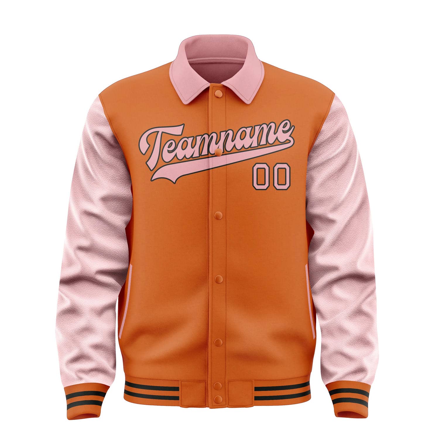Maßgeschneidertes Orange Rosa Jacke