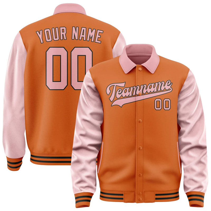 Maßgeschneidertes Orange Rosa Jacke JA282821281717212117
