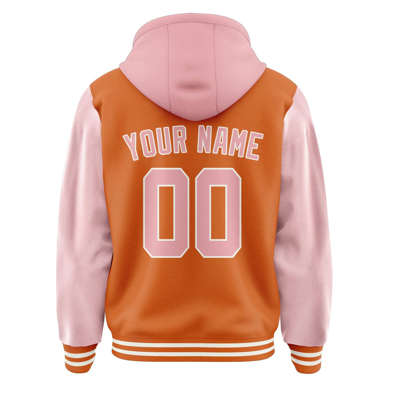 Maßgeschneidertes Orange Rosa Jacke