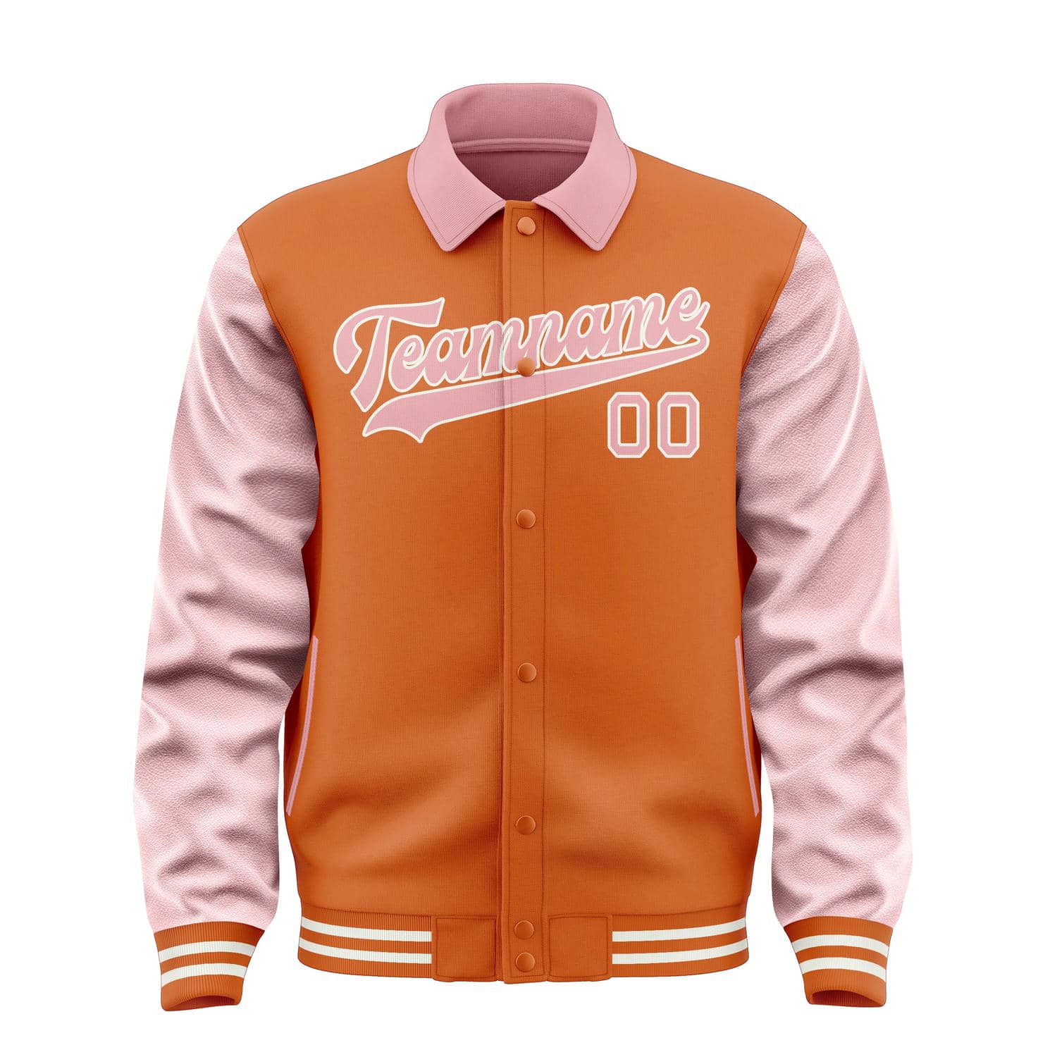 Maßgeschneidertes Orange Rosa Jacke