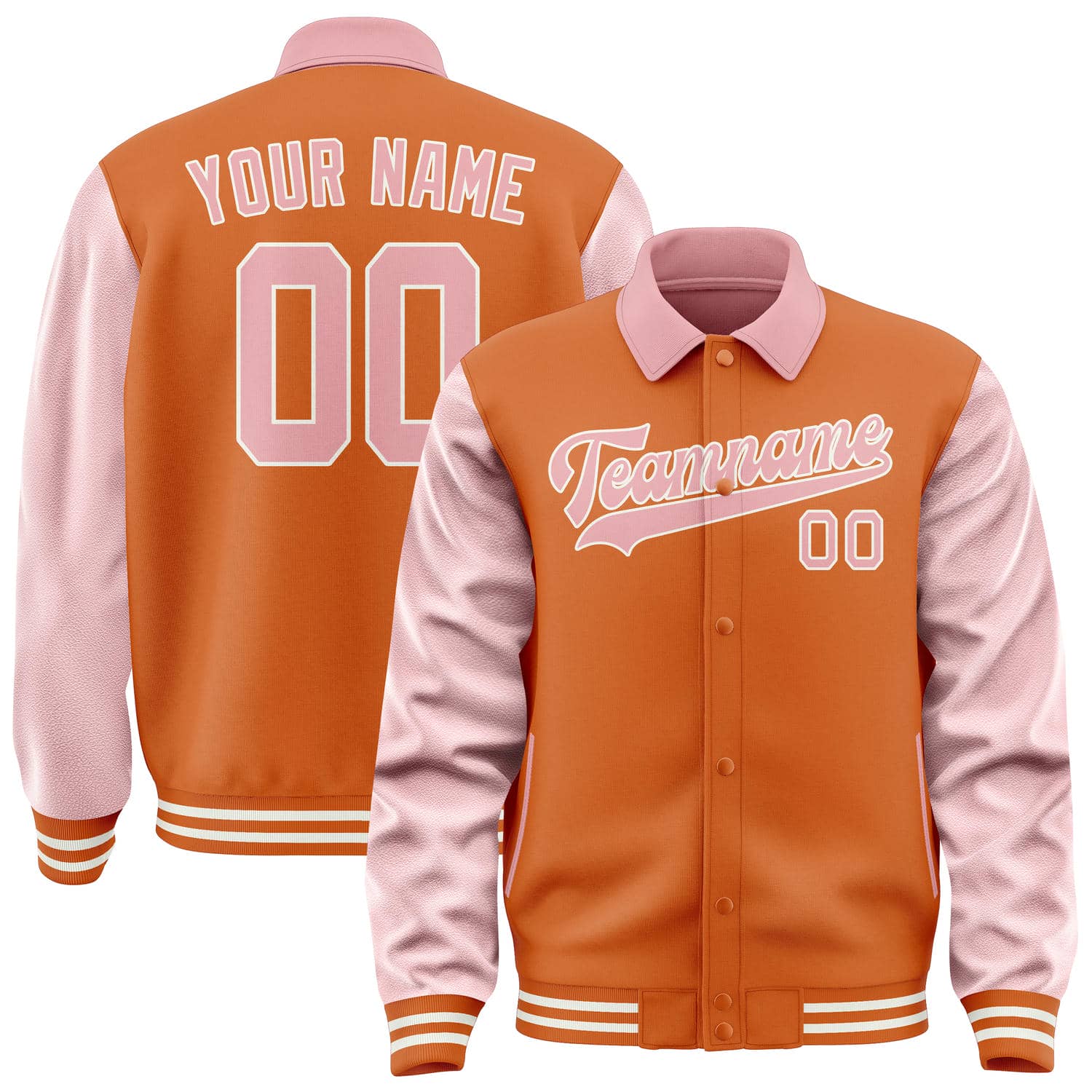 Maßgeschneidertes Orange Rosa Jacke JA282821281818212118