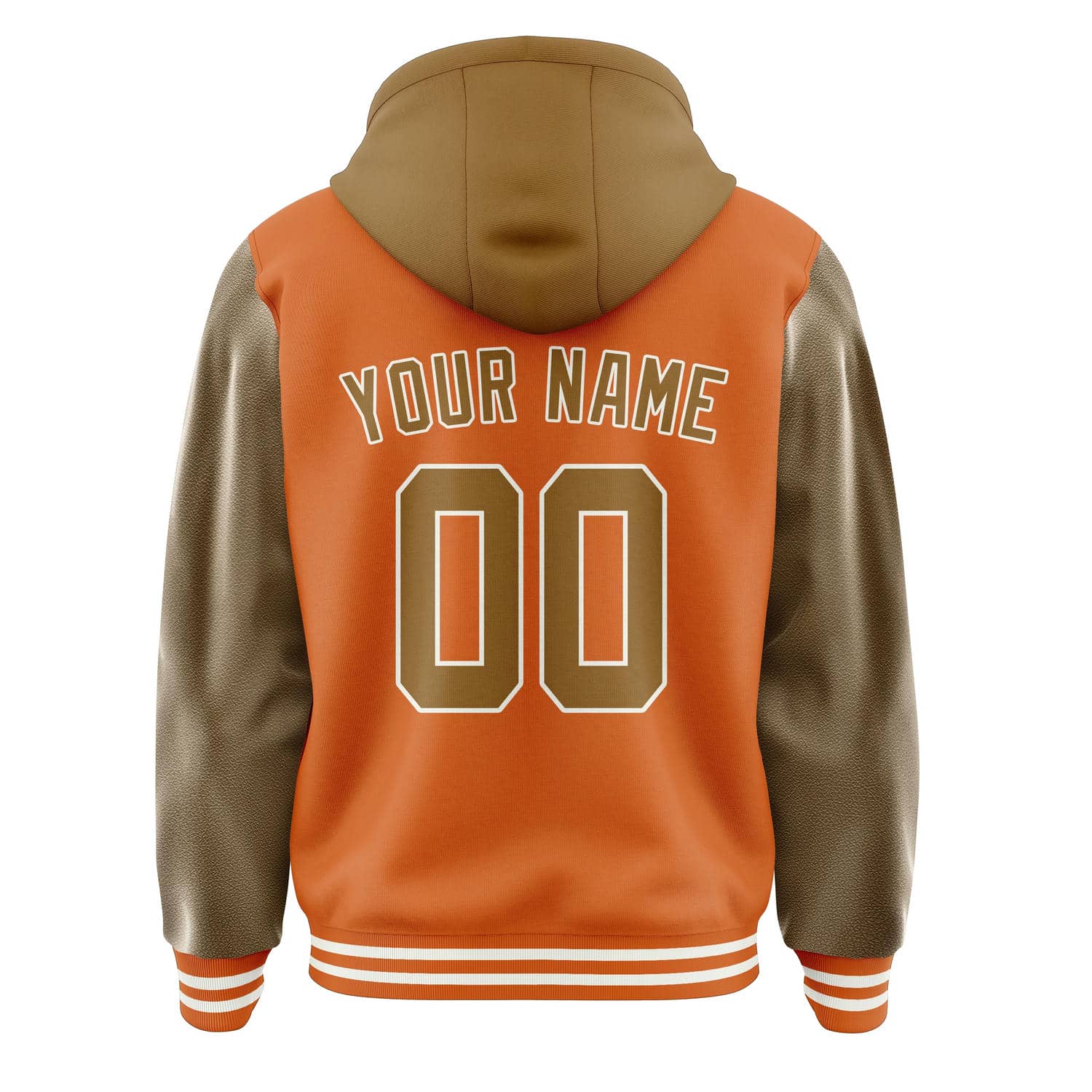 Maßgeschneidertes Orange Khaki Jacke