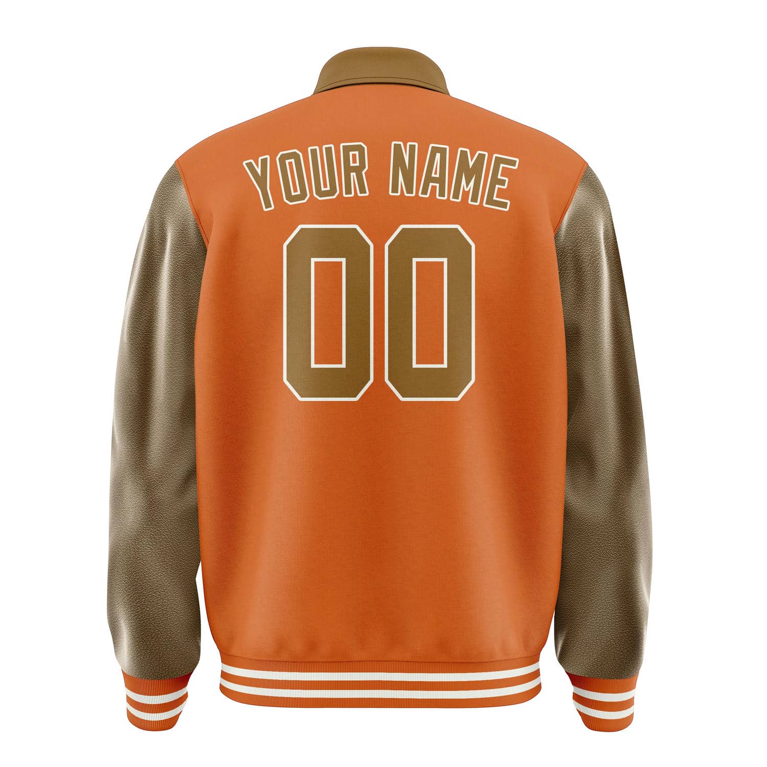 Maßgeschneidertes Orange Khaki Jacke
